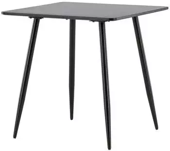 Paris Prix Polar Esstisch quadratisch, Holz, schwarz, 75x75cm