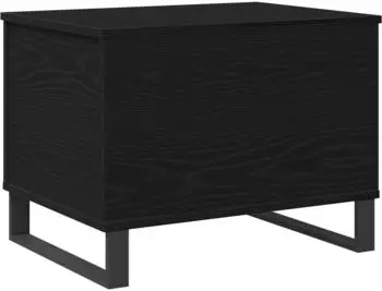 vidaXL Couchtisch mit Lift-Oberfl&auml;che, schwarz, Eichen-Optik, 60x44,5x45cm (862967)