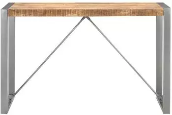 vidaXL Esstisch 120x60x75cm raues Mango-Massivholz (321561)