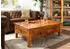 Massivmoebel24 Oxford Couchtisch Akazie massiv, honig lackiert, 120x75x40cm (09-200-610-0013)