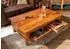 Massivmoebel24 Oxford Couchtisch Akazie massiv, honig lackiert, 120x75x40cm (09-200-610-0013)
