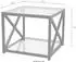 HOFMANN LIVING AND MORE Clara Beistelltisch braun, Klarglas, 80x60x50cm (40443957-0)