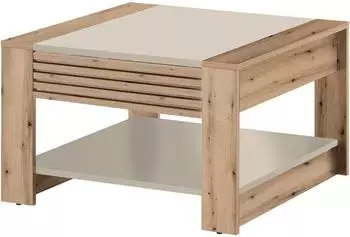 Stolkom Feli Couchtisch mit Schublade, Evoke Eiche/Kaschmir, 70x42x70cm (34549605-0)