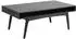 Actona Marte Couchtisch 130x70x50cm, MDF, schwarz