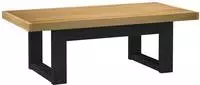 vidaXL Couchtisch NOAIN U-f&ouml;rmige Beine 120x60x40 cm Massivholz Kiefer