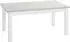 WFL GROUP Lindberg Esstisch ausziehbar, rechteckig, Kaschmir, weiße Holzbeine, 120–160cm (800001517610)