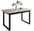 Lookway Arton II ausziehbarer Esstisch 140-195cm, Kaschmir/Schwarzmetall (800000920870)