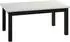WFL GROUP Lindberg Esstisch ausziehbar, rechteckig, Kaschmir, schwarze Holzbeine, 160–240 cm (800001349298)