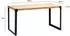 Finebuy Esstisch Akazie Massivholz 120x60x76cm Industrial (FB105165)