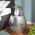 Finebuy Beistelltisch rund Ø42cm, Aluminium, silber (SuVa12240_1)