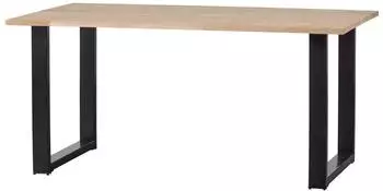 Woood Tablo Esstisch Eiche, U-Gestell, 180x90cm