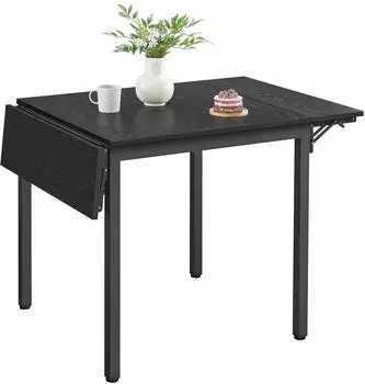 Vasagle Klapptisch f&uuml;r 2-4 Personen, schwarz