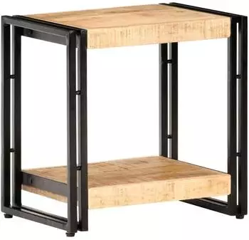 vidaXL Beistelltisch 40x30x40cm, raues Mangoholz (320682)