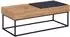 Livetastic Filora Couchtisch mit Stauraum, Artisan Eiche, 110x50cm