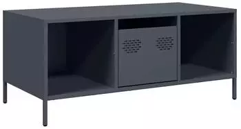 vidaXL Couchtisch anthrazit 101,5x50x43,5cm kaltgewalzter Stahl (851276)