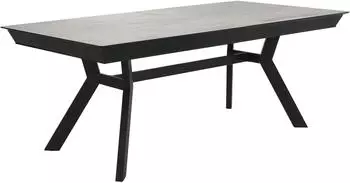 Jockenh&ouml;fer Tyson Esstisch ausziehbar 200-320x100cm, schwarz, betonoptik (12506955-0)