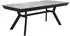 Jockenhöfer Tyson Esstisch ausziehbar 200-320x100cm, schwarz, betonoptik (12506955-0)