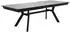Jockenhöfer Tyson Esstisch ausziehbar 200-320x100cm, schwarz, betonoptik (12506955-0)