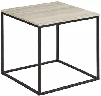 Gerster Vita Beistelltisch Travertinoptik, quadratisch, 45x45x45cm