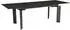 Wohnling Esstisch ausziehbar 180-240cm, Keramik Glas, schwarz, Metallbeine (WL7.152)