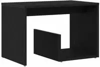 vidaXL Beistelltisch Schwarz Eichen-Optik 59 x 36 x 38 cm