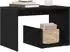vidaXL Beistelltisch schwarz Eichen-Optik 59x36x38cm