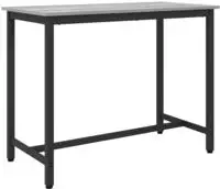 Vidaxl Table Grey Sonoma 100 X 50 X 76.5 Cm Engineered Wood And Steel