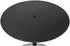 Spetebo Beistelltisch rund, Metall/Glas, schwarz, 53x35cm (49901)