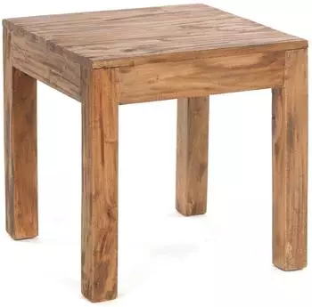 Xtradefactory Square 50 Couchtisch, Recyclingholz, 50x50x50cm