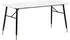 Wohnling Esstisch 140x80x76cm Marmor-Optik weiß Metallbeine (WL6.957)