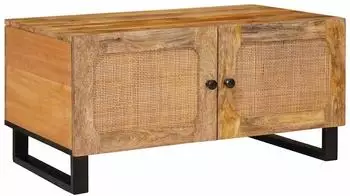 vidaXL Couchtisch Massivholz Mango, 80x50x40cm (4018049)
