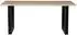 Woood Tablo Esstisch Eiche Baumkante, U-Gestell, 180x90cm (Tablo)