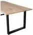 Woood Tablo Esstisch Eiche Baumkante, U-Gestell, 180x90cm (Tablo)