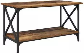vidaXL Couchtisch Altholz 80x45x45,5cm (875731)