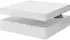 Forte Coffee Tables Couchtisch mit Drehtablett, weiß hochglanz (CFTT4181-Z38)