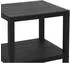 Spetebo Beistelltisch Kunststoff anthrazit, 2 Ablagen, 45x38cm (4576)
