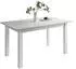 Lookway Arton ausziehbarer Esstisch 140-195cm, 6-8 Personen, Marmor Levanto/weiß (800000920887)