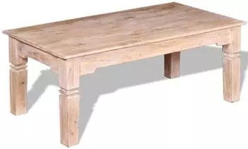 vidaXL Couchtisch Akazienholz massiv 110x60x45cm (244051)