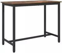 vidaXL Tisch Ger&auml;ucherte Eiche 100 x 50 x 76,5 cm