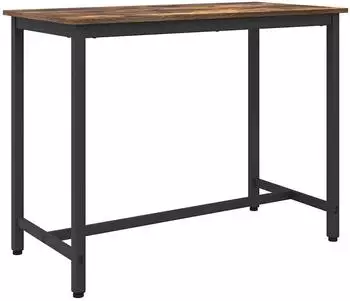 vidaXL Tisch geräucherte Eiche 100x50x76,5 cm