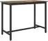 vidaXL Tisch geräucherte Eiche 100x50x76,5 cm
