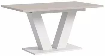 xonox.home Motion Esstisch ausziehbar, wei&szlig;/Kaschmir, 150&ndash;190x76x90cm (X4AS5T64)
