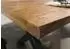 Massivmoebel24 Freeform 5 Esstisch Mangoholz natur, X-Beine anthrazit, 240x100x77cm (09-114-844-9116)