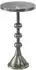 Wohnling Beistelltisch WL7.475 Aluminium rund 30cm, silber, orientalisch (WL7.475)
