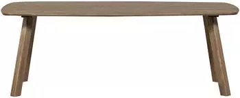Woood D&auml;nisch Oval Esstisch 180x100cm, kaschmirbraun (63560664-0)