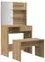 vidaXL Schminktisch-Set Artisan-Eiche Holzwerkstoff (3329190)