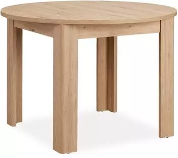 Homestyle4u Esstisch rund Ø106cm Holz Eiche (2789)