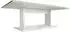 Vladon Mono Couchtisch mit Ablageboden, weiß matt/weiß Hochglanz, 120x40x70cm (50005698)