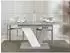 Mirjan24 Dubai Esstisch ausziehbar, Beton Optik, rechteckig (120x76x80cm)