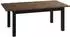 WFL GROUP Lindberg Esstisch ausziehbar, Eiche Braun Rustikal, 120–160cm (800001349287)